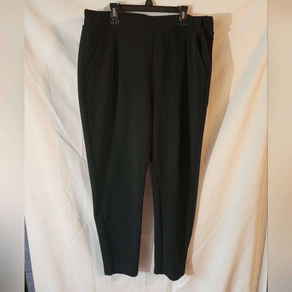 Black Tapered Trousers